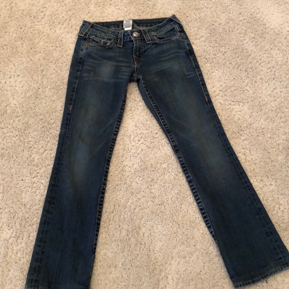 True Religion medium wash women’s jeans